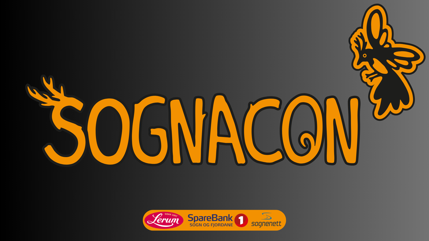 Logo som viser "SognaCon" og SognaCon-skjæra. I tillegg til logoen til Lerum, Sparebank1 Sogn og Fjordane og Sognenett.