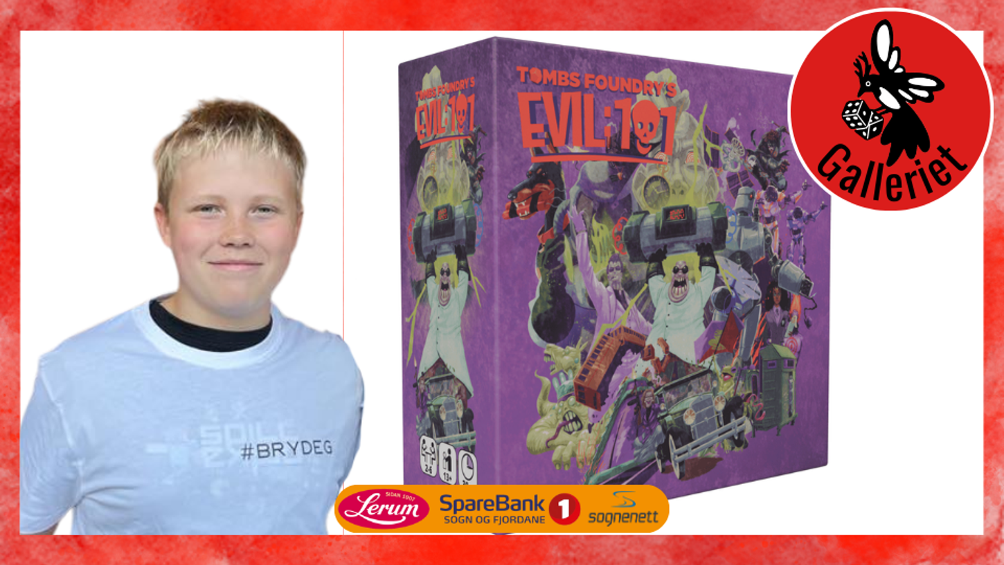 Bilde av Konstantin og kortspelet Evil:101