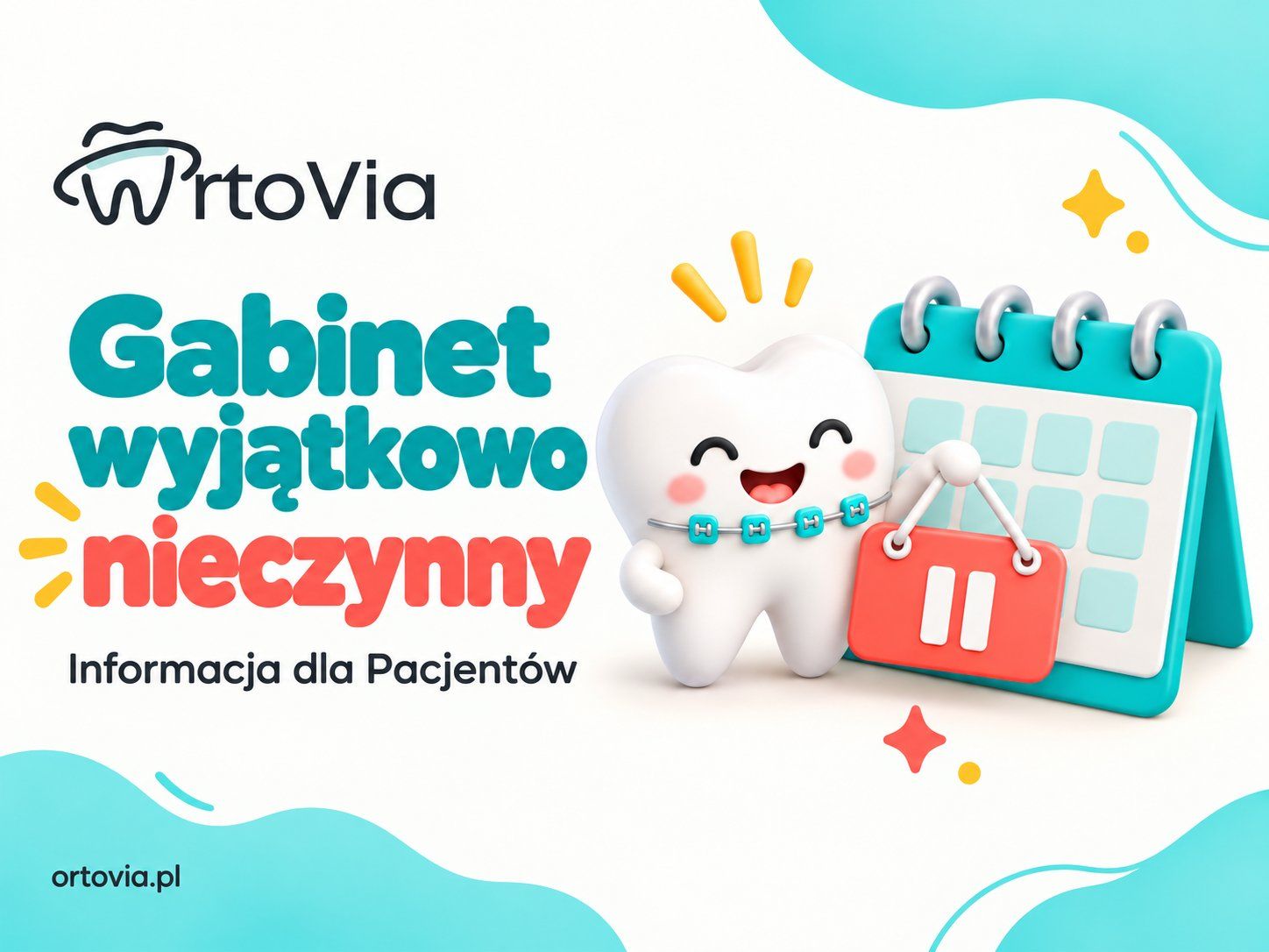 Gabinet wyjątkowo nieczynny — informacja dla Pacjentów