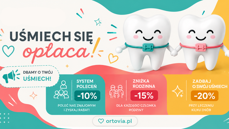Uśmiech się opłaca – rabaty w OrtoVia
