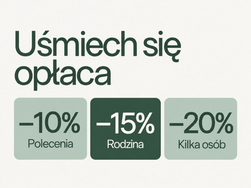 Uśmiech się opłaca — rabaty w gabinecie Ortovia