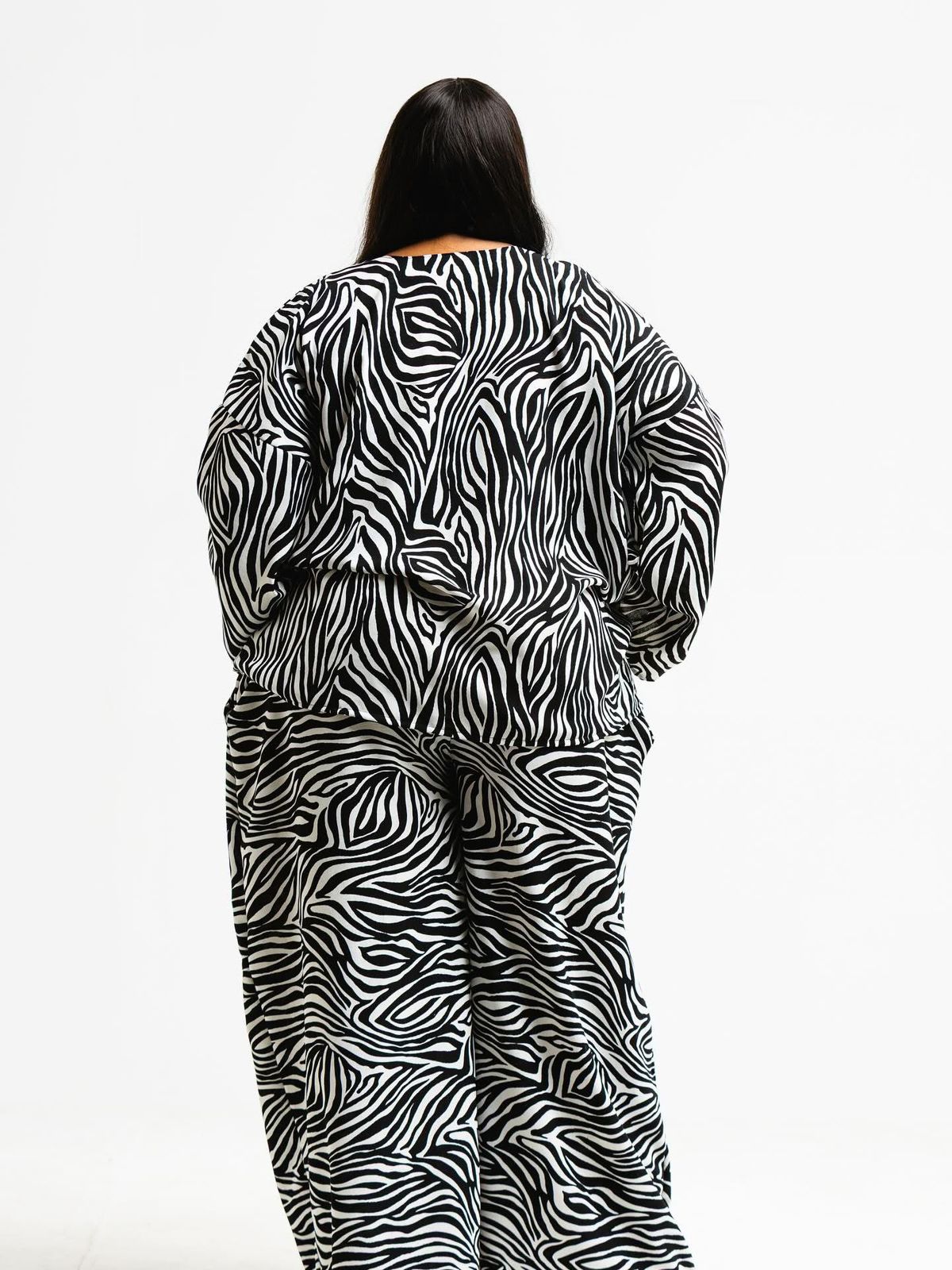Abstract White 2 Piece  view 2