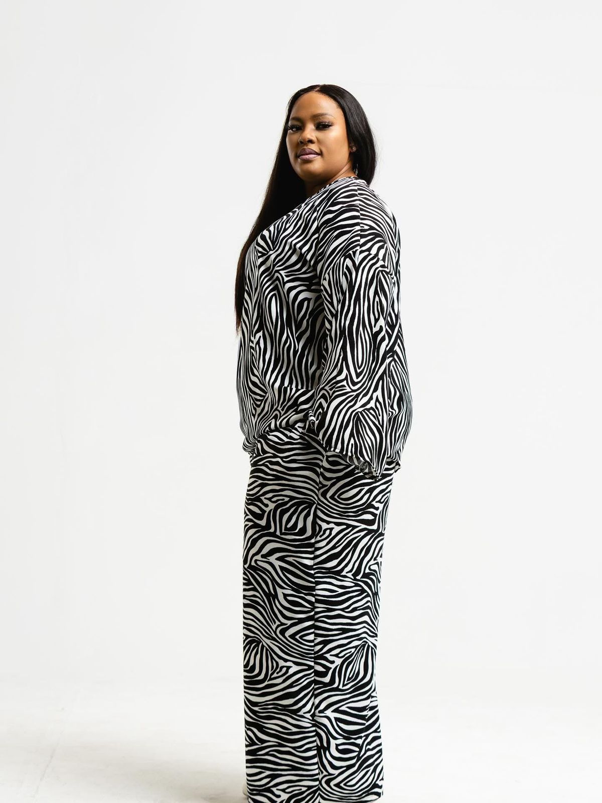 Abstract White 2 Piece 