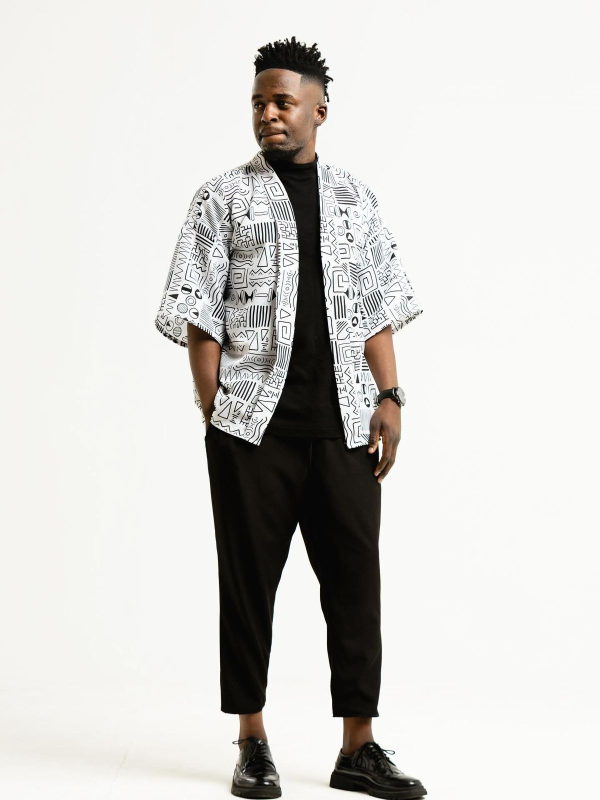 Abstract Unisex Kimono view 1
