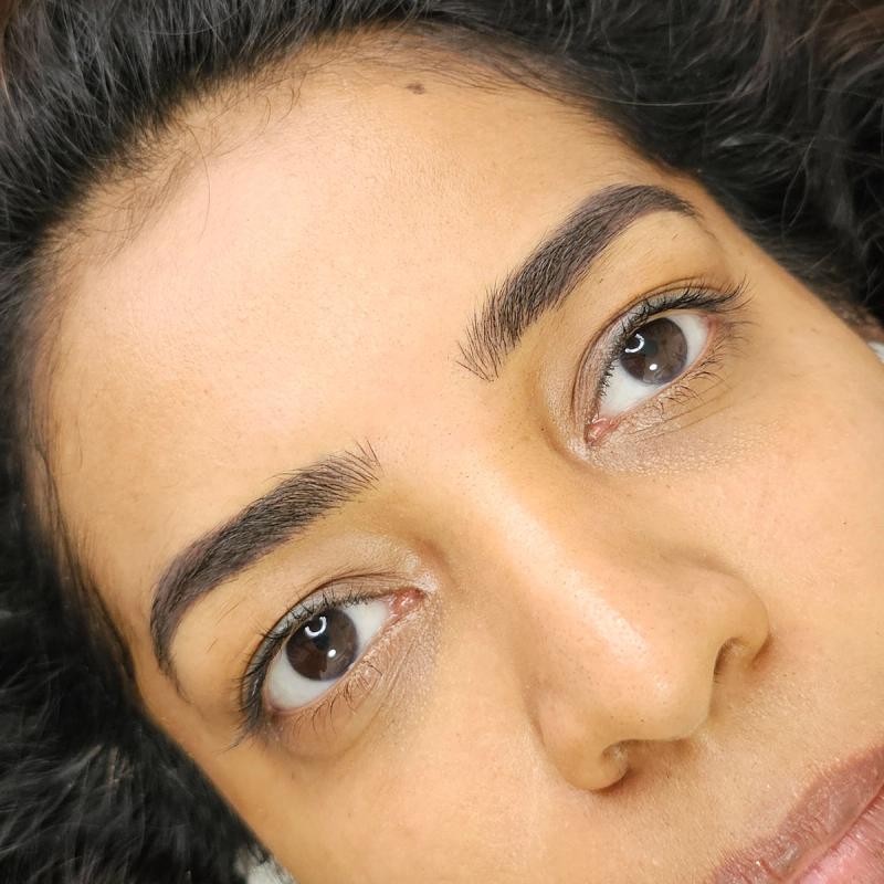 Even, dimensional brows, after