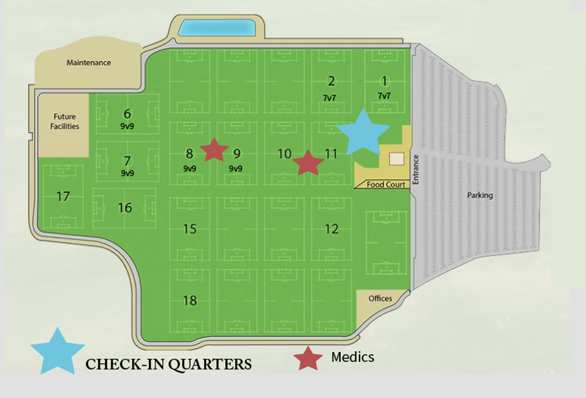 Field Layout Map