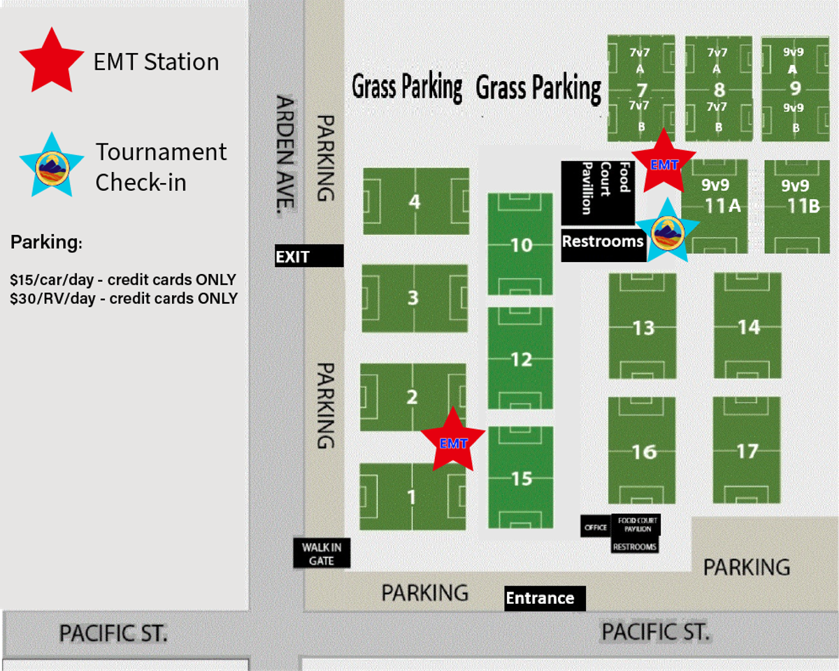 Field Layout Map