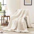 Soft throw blankets