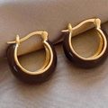 Tortoiseshell Hoops