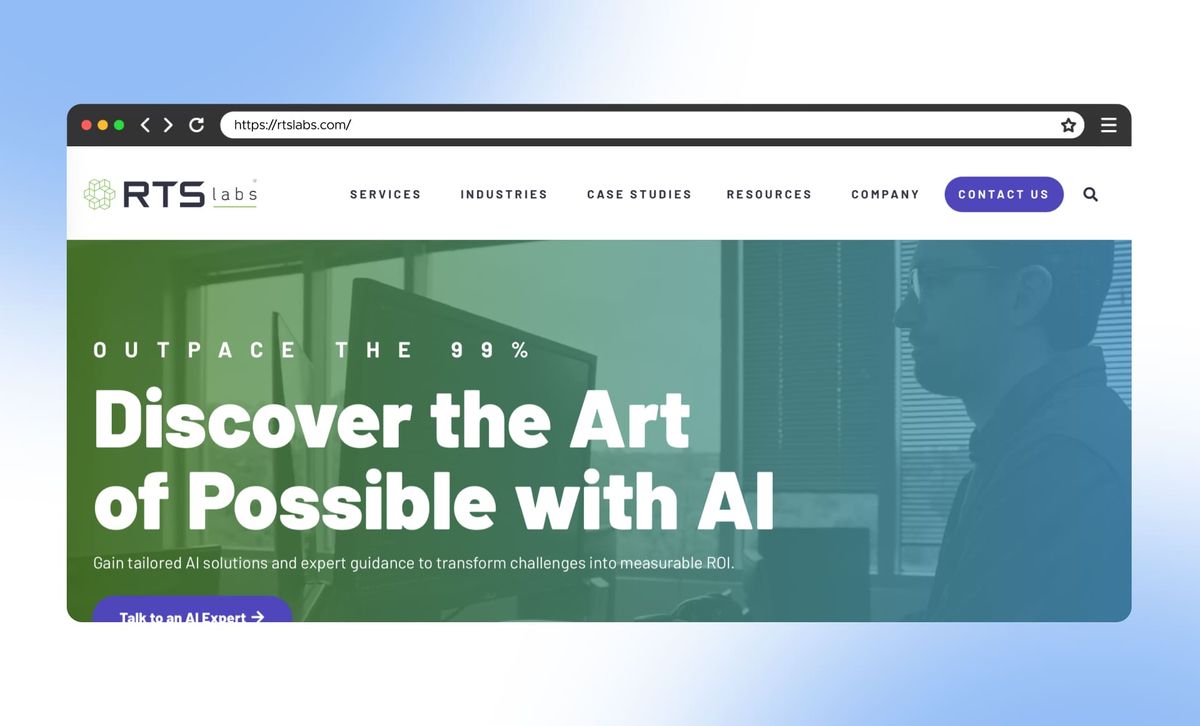 RTS Labs website homepage