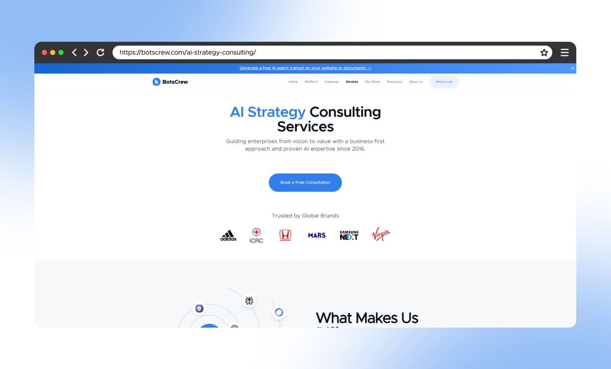 BotsCrew agentic AI strategy and delivery