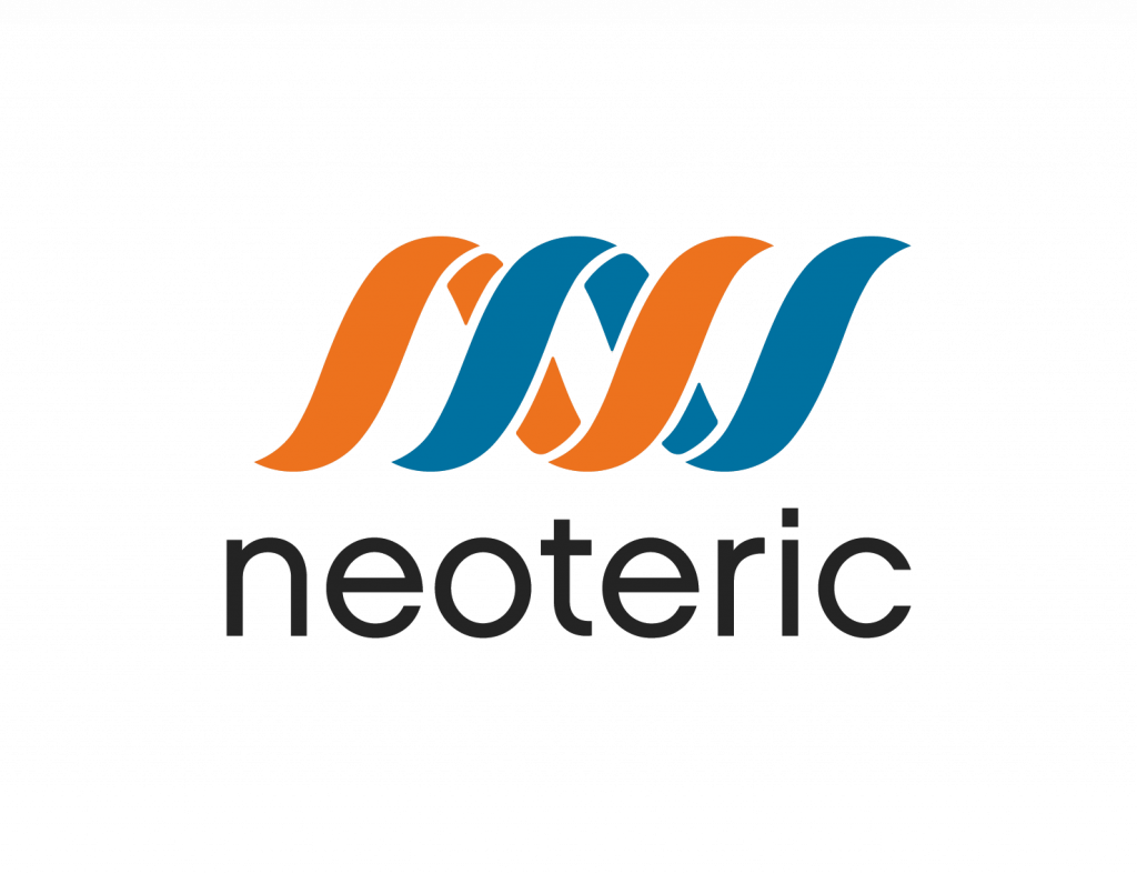 The Neoteric logo: an angular geometric mark above the neoteric wordmark
