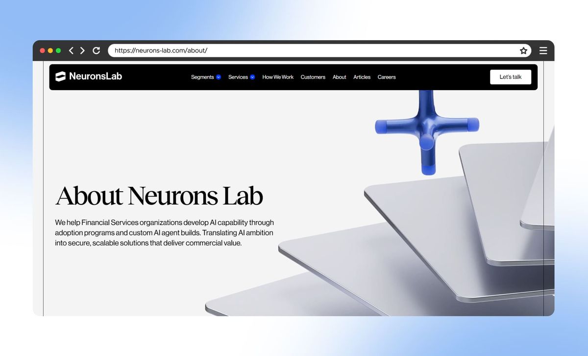 Neurons Lab boutique AI engineering for financial services