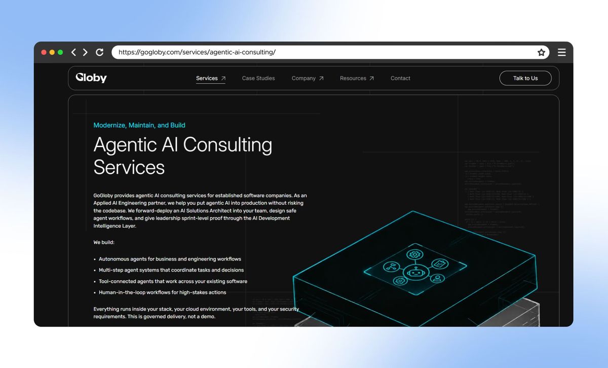 GoGloby embedded AI Solutions Architect model
