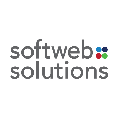 The Softweb Solutions logo: a blue and grey mark above the Softweb Solutions wordmark