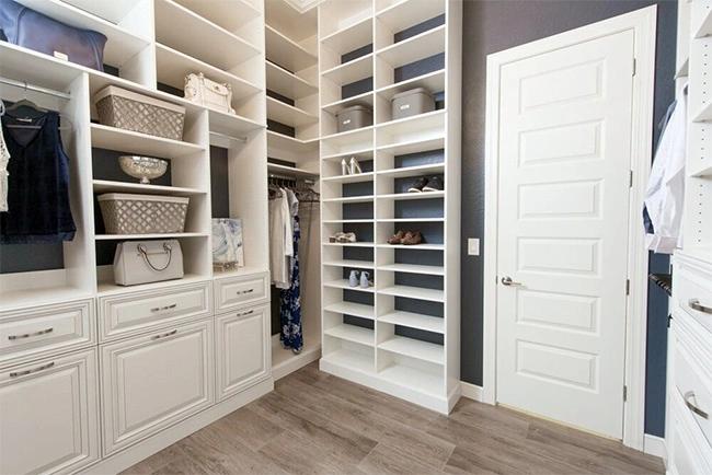 white closet with navy background 2