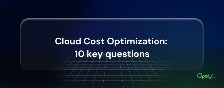 10 Questions to Ask Before Buying a Cloud Cost Optimizer | Opslyft