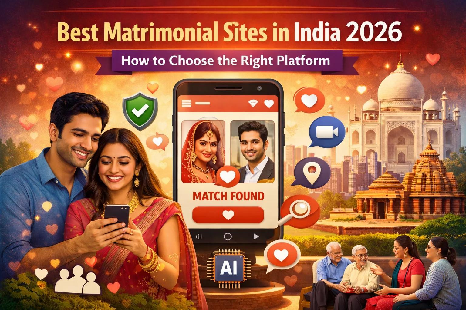 Best Matrimonial Sites in India: How to Choose the Right Platform in 2026