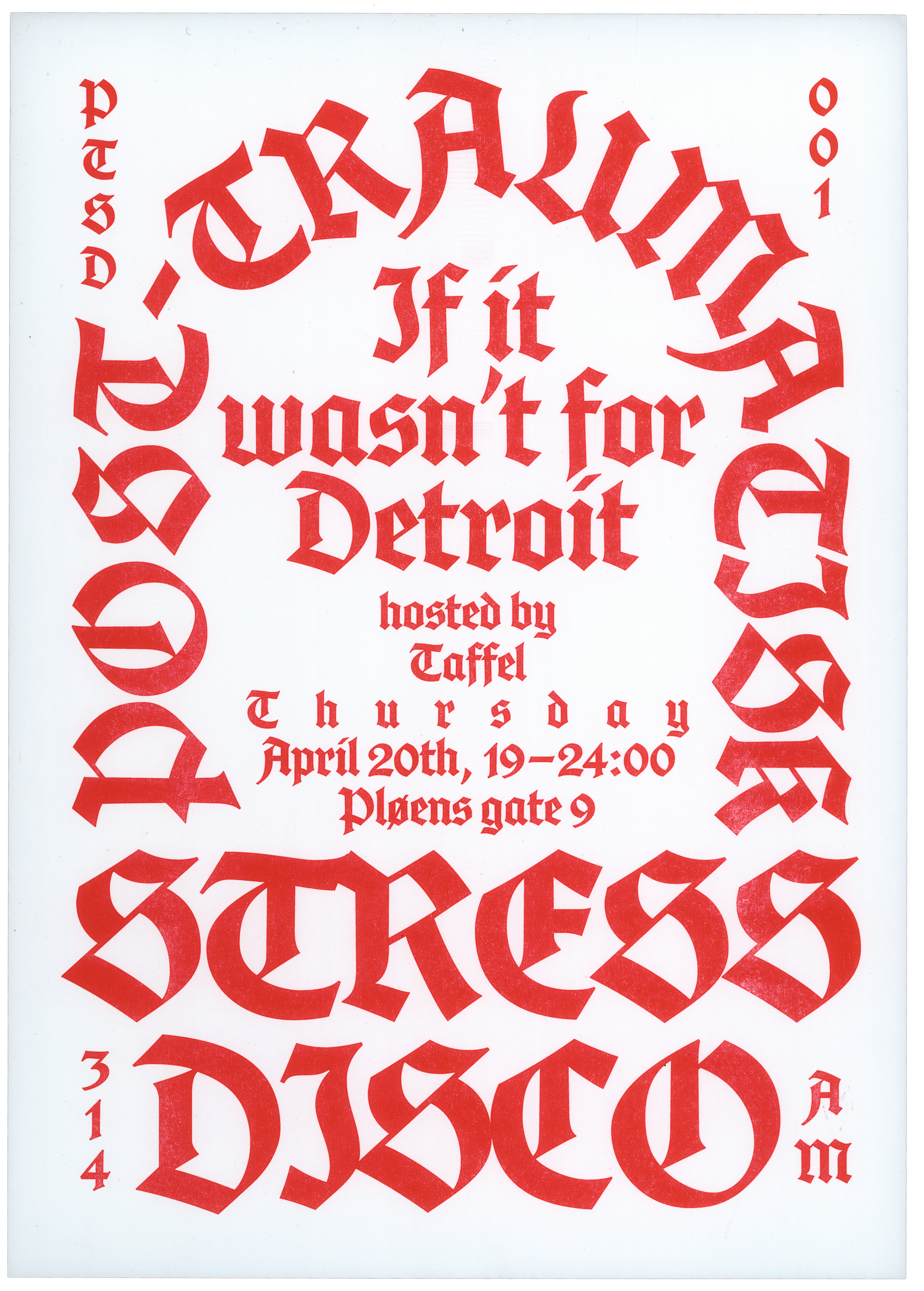 Post-Trauma Stress Disco 001: "If It Wasn't for Detroit"