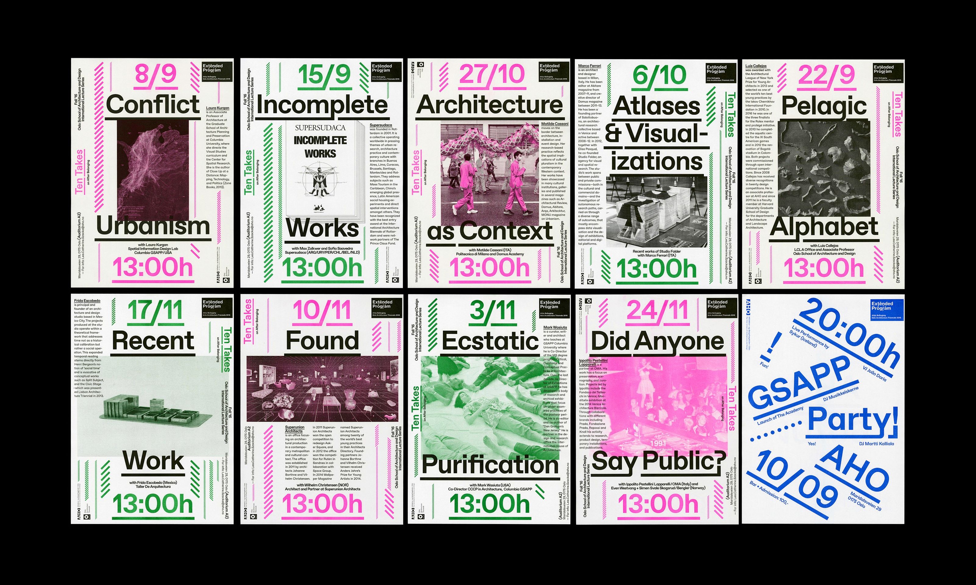 Ten Takes: Lecture Series