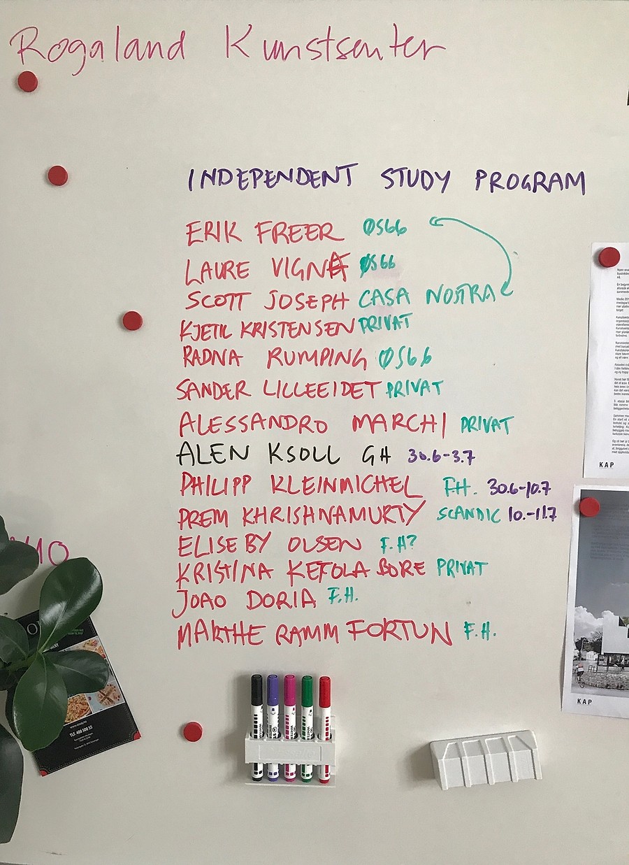 Rogaland Kunstsenter Independent Study Program
