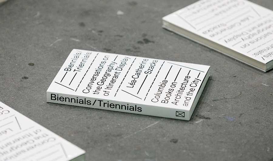 Object view of the "Biennials/Triennials" publication