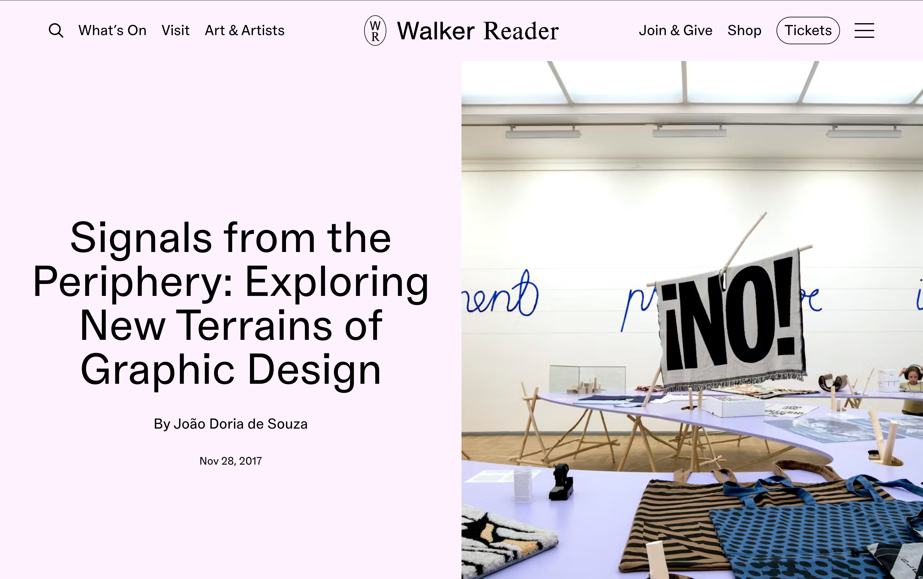 Signals from the Periphery: Exploring new Terrains of Graphic Design