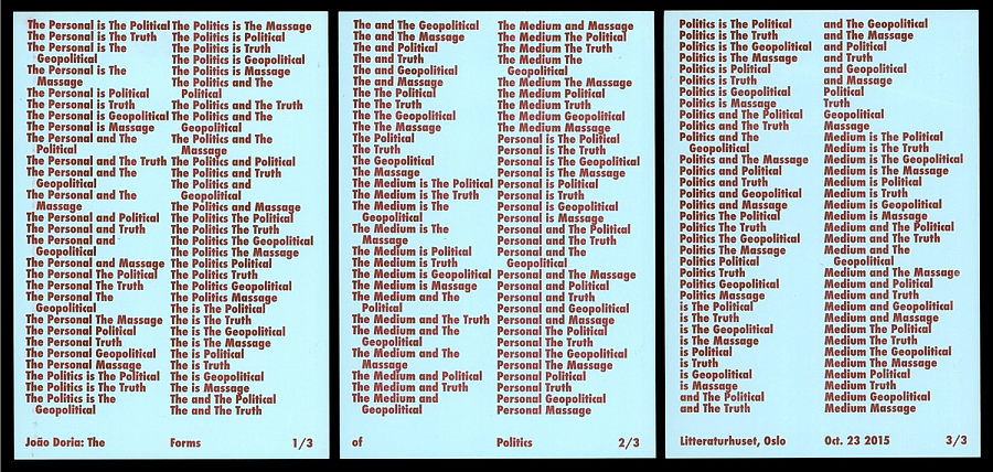 The Forms of Politics