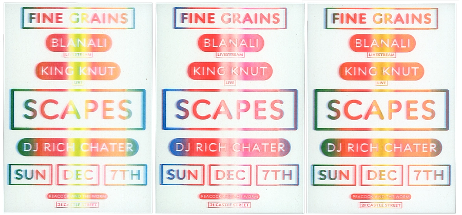 Fine Grains: Scapes