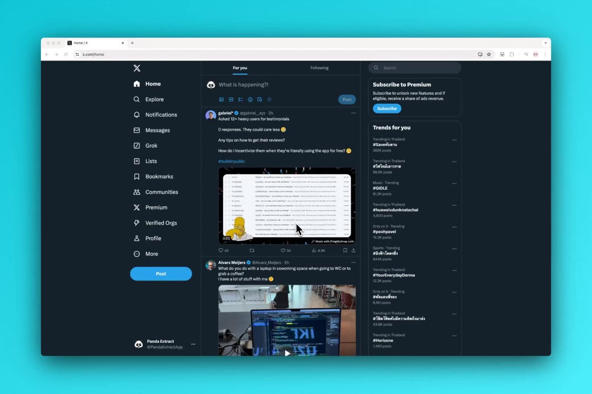 Featured image for Scrape tweets from Twitter/X and export to CSV, Excel