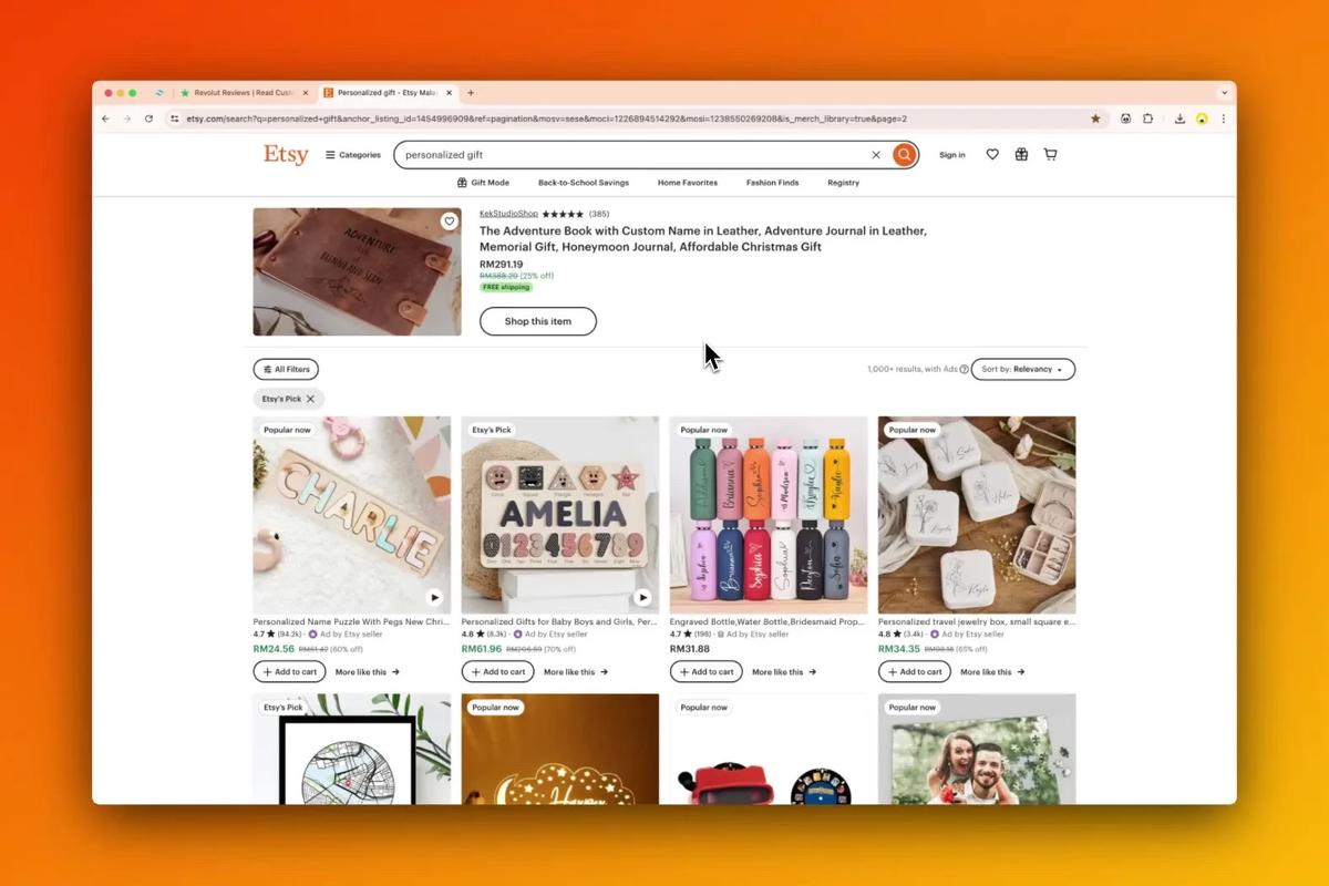 Featured image for Scrape Etsy.com products and export to CSV or Excel