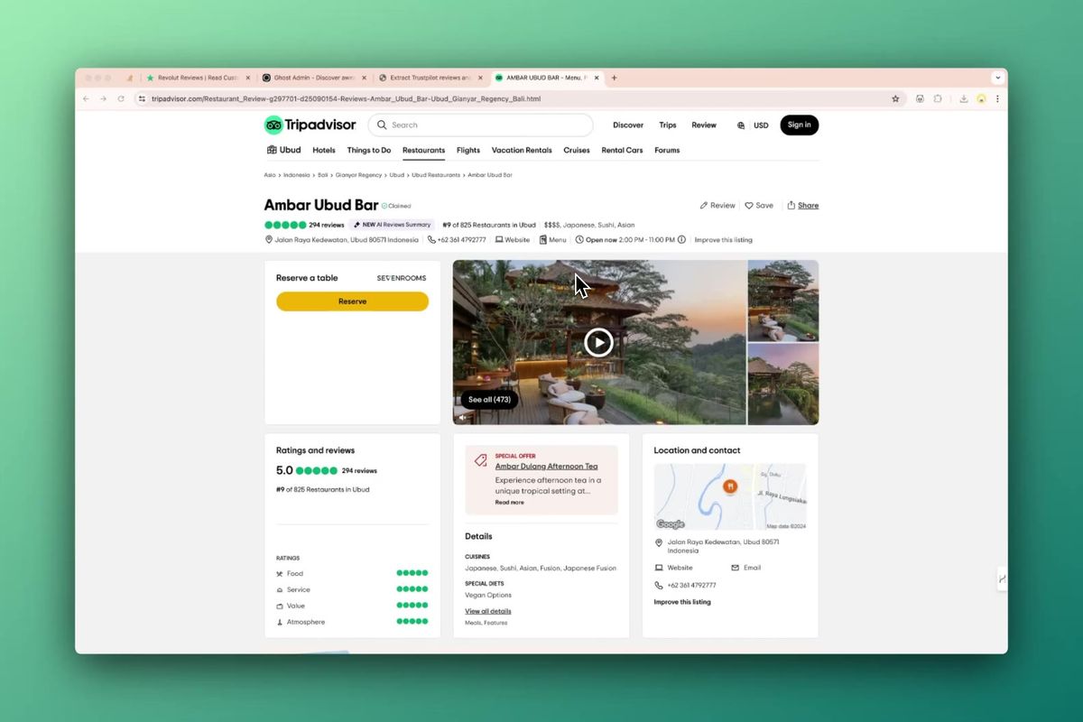 Featured image for Scrape TripAdvisor.com reviews and export to CSV, Excel
