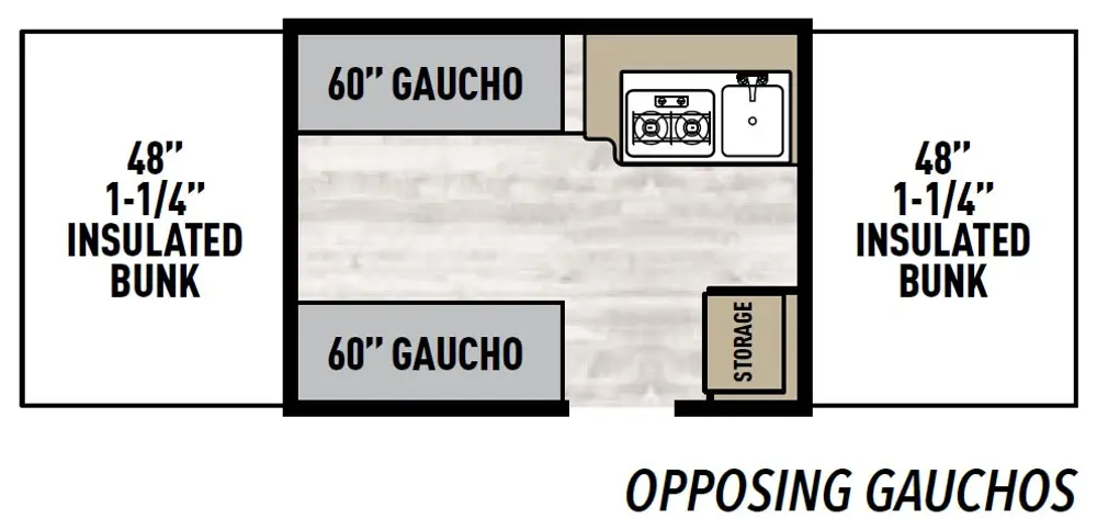 Floorplan of RV model 1706XLS