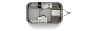 Floorplan of RV model Caravel 16RB