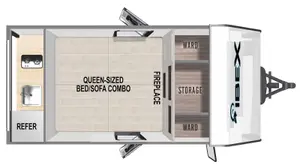 Floorplan of RV model 10LHRK