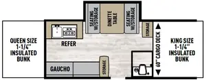 Floorplan of RV model V3