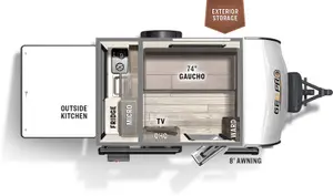 Floorplan of RV model G12SRK