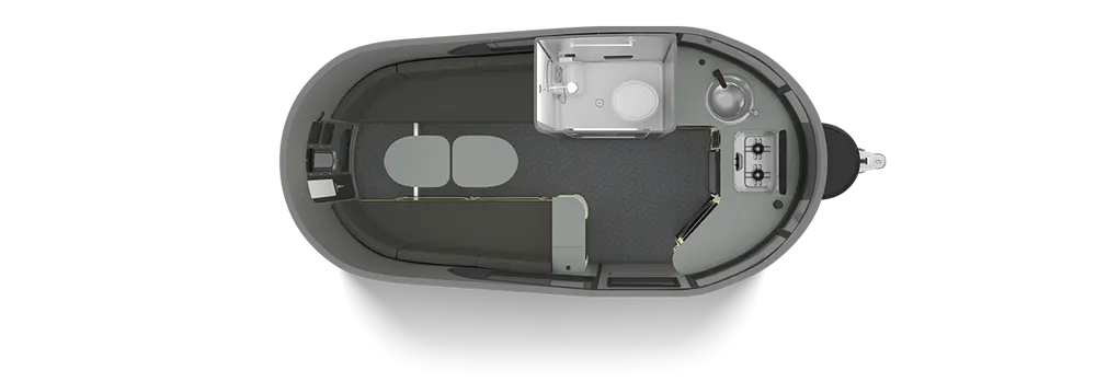 Floorplan of RV model REI Special Edition Basecamp 16