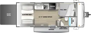 Floorplan of RV model CB1913