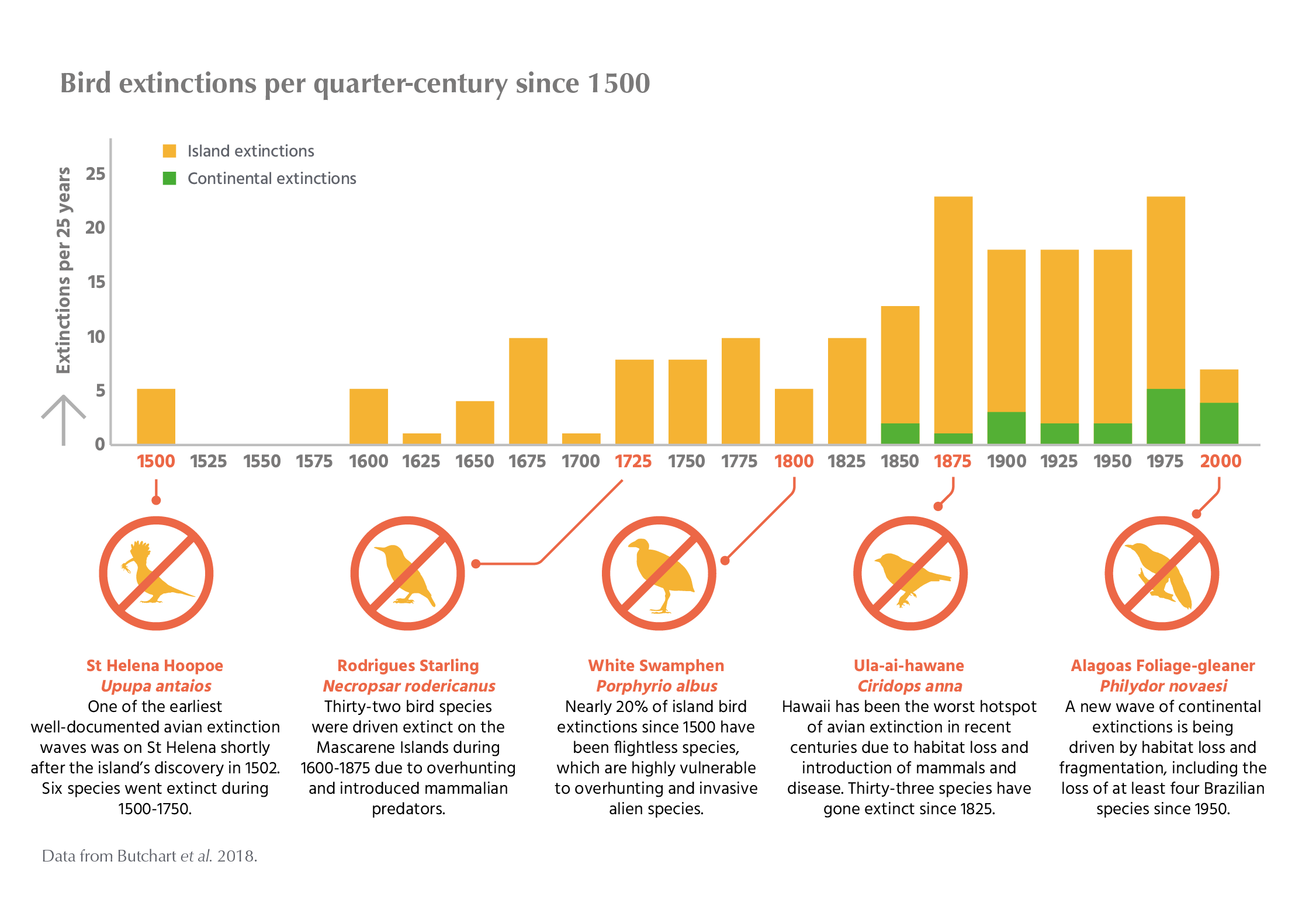 Many bird species have already gone extinct | BirdLife DataZone