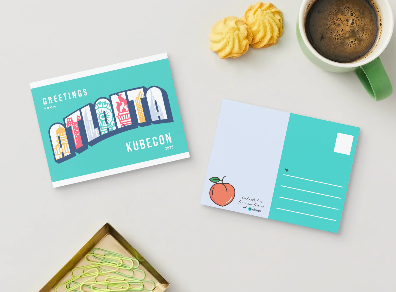 Post Card image of Greetings From Atlanta KubeCon