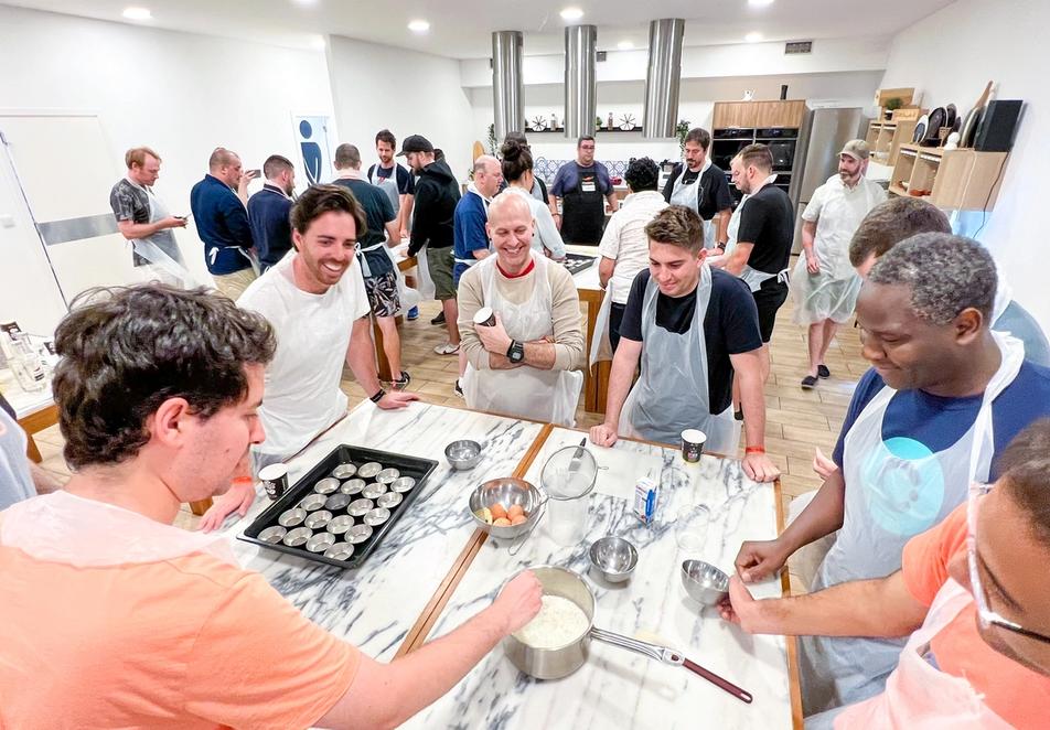 Learning how to make Pasteis de Nata, a classic pastry from Lisbon