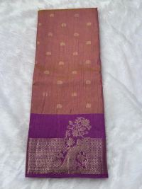 Rose Pink Purple Zari Temple Radiance