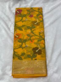 Chanderi Weaving Floral Design