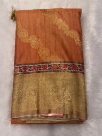 Burnt Orange Ethnic Serenity Saree