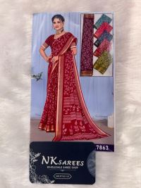 KHADHI CHIFFON WITH ZARI LINNINGS