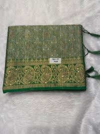 Sage Green Zari Ethnic Radiance