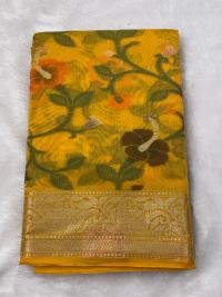Chanderi Weaving Floral Design