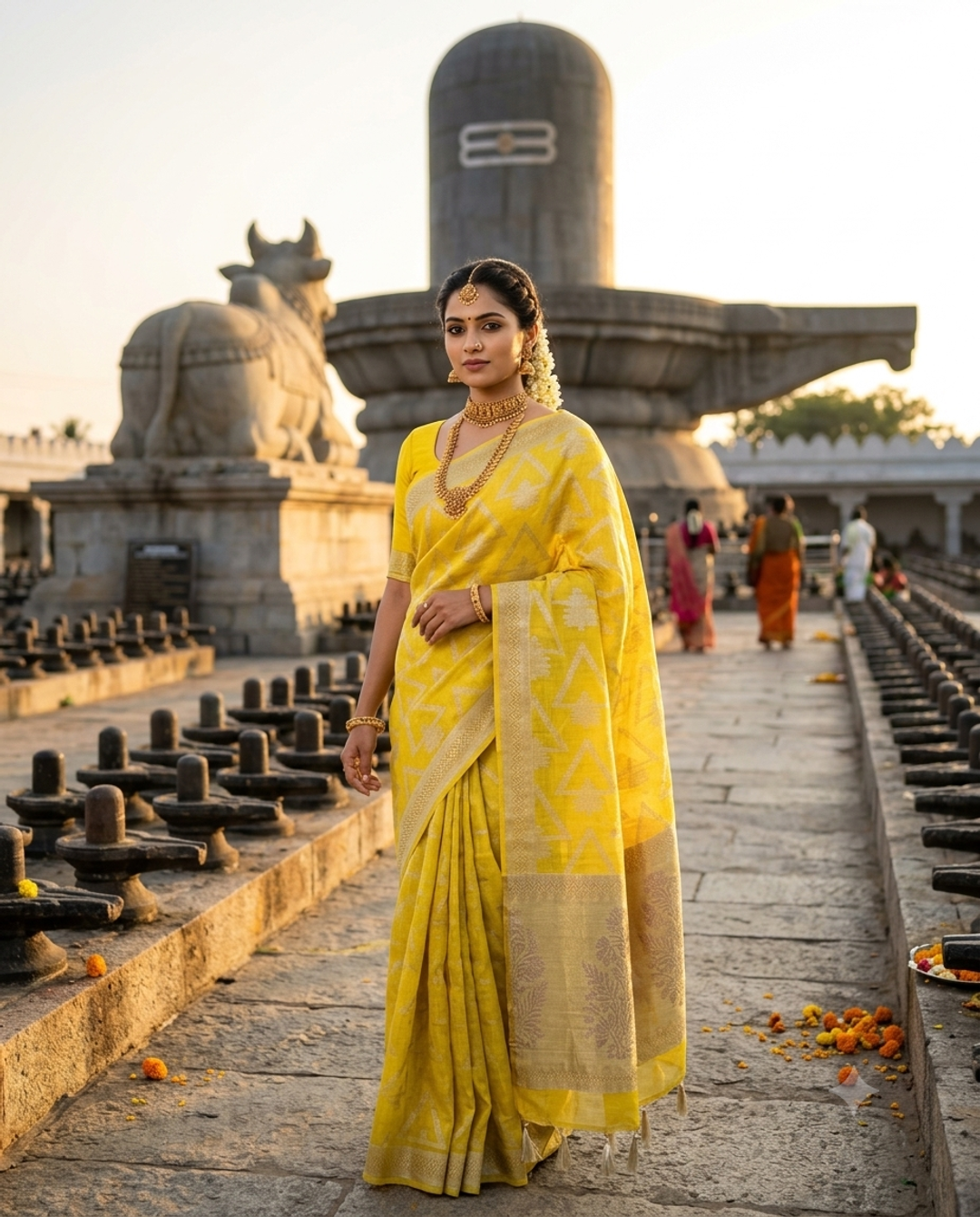 Chanderi Fancy Weaving Butta