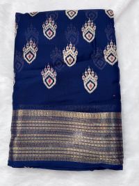 Navy Blue Gold Butta Regal Muse